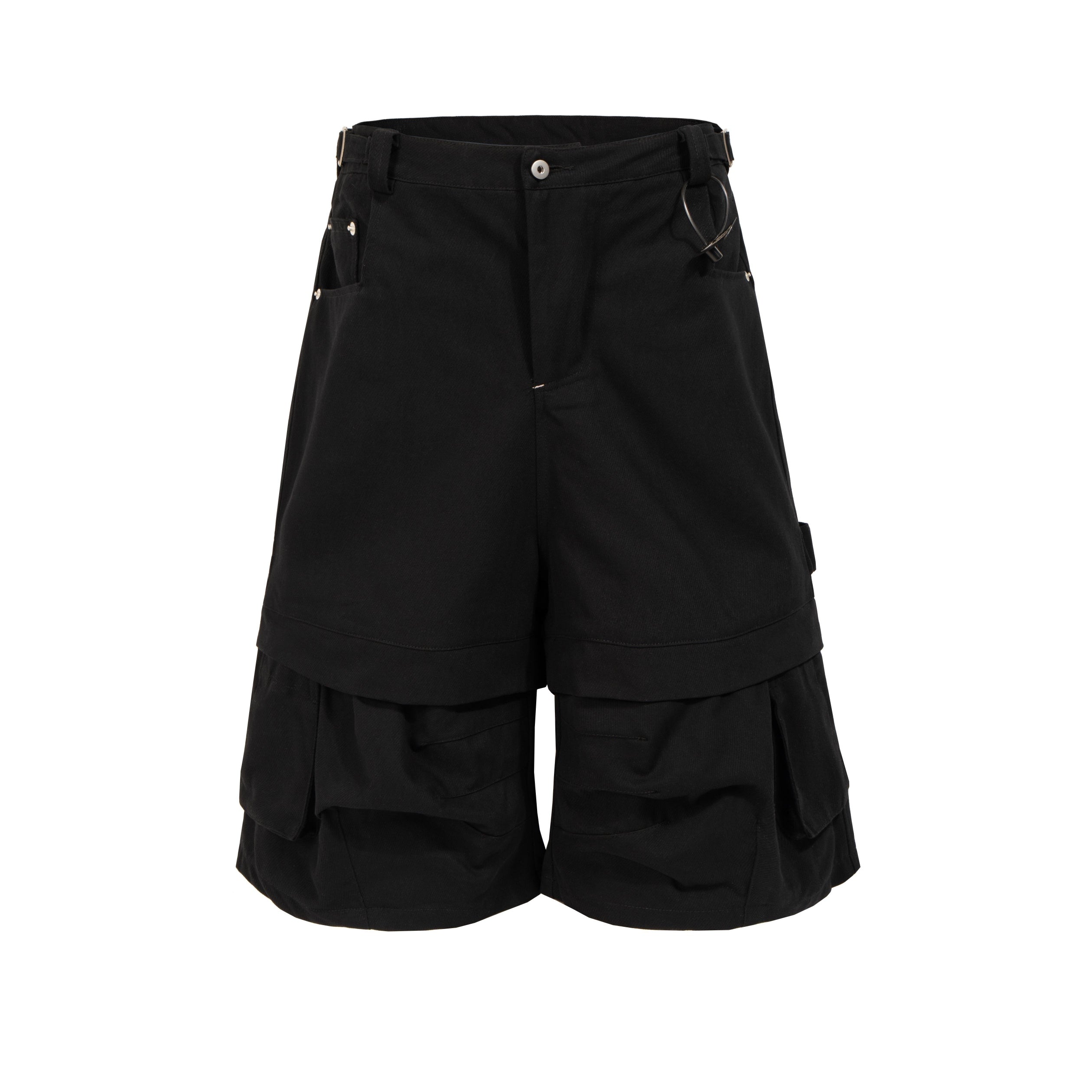 3-6-5.shop Layered Utility Cargo Shorts