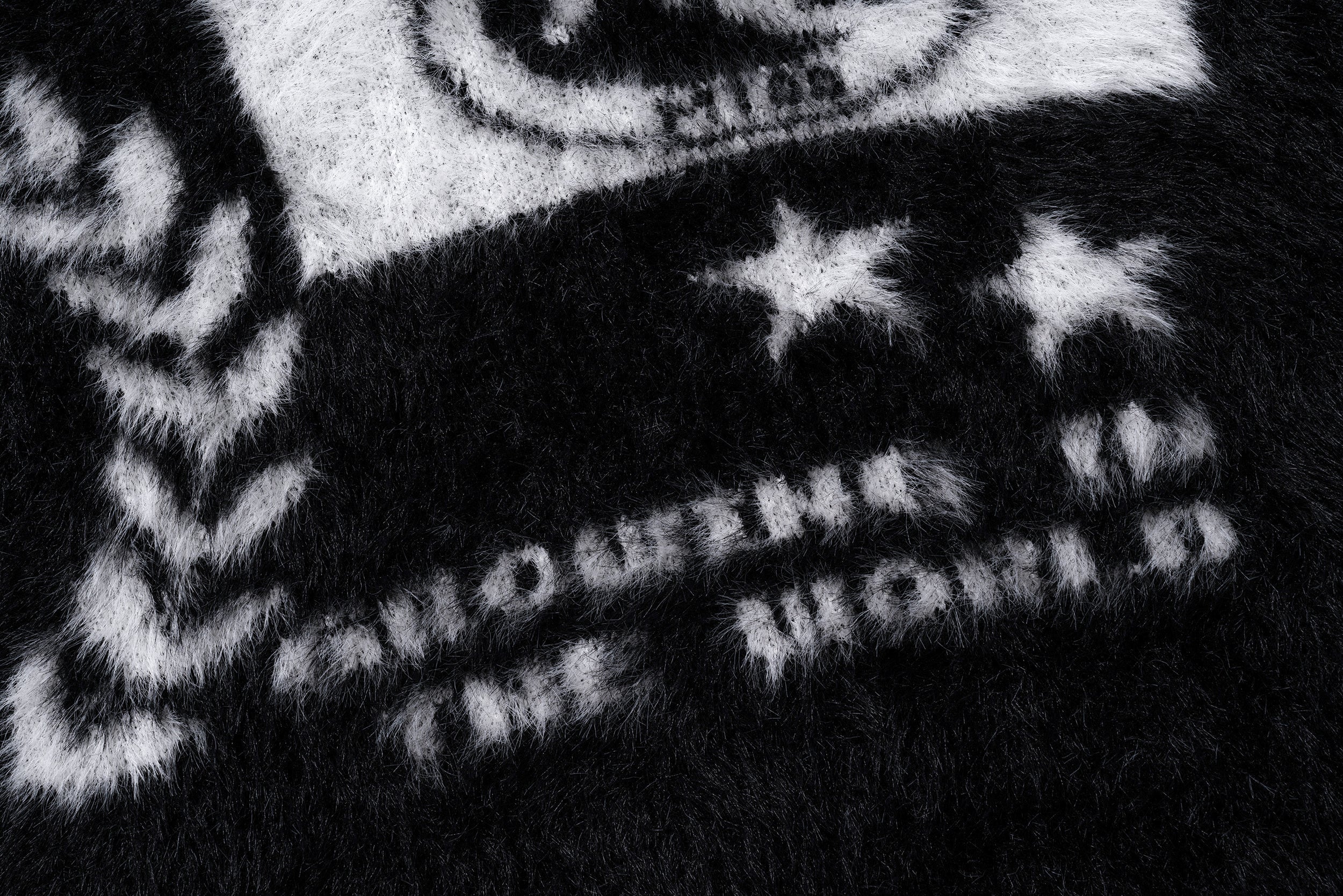 3-6-5.shop Fluffy Crest Knit Sweater