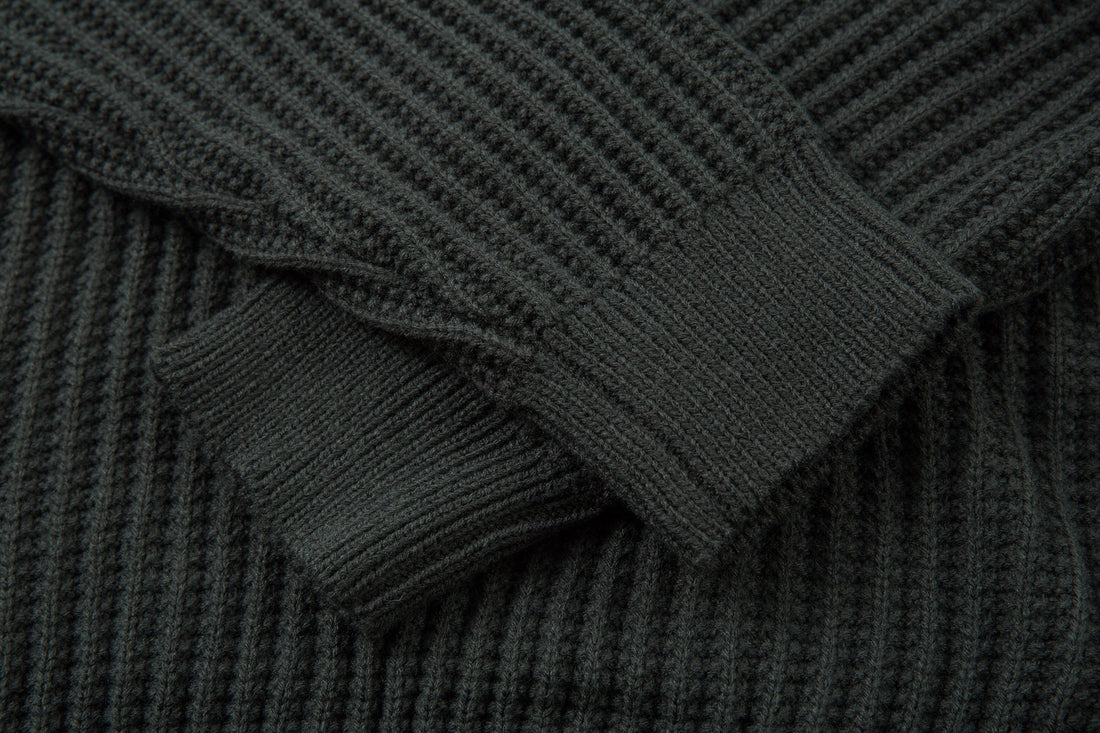 3-6-5.shop Minimalist Half-Zip Knit Sweater