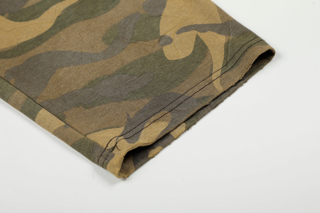 3-6-5.shop Camo Graphic Long Sleeve Tee