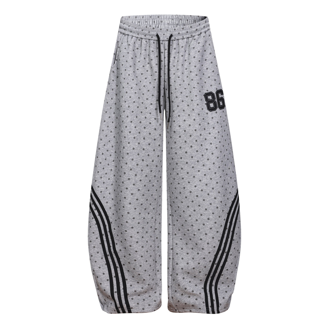 3-6-5.shop Polka Dot Wide-Leg Sweatpants