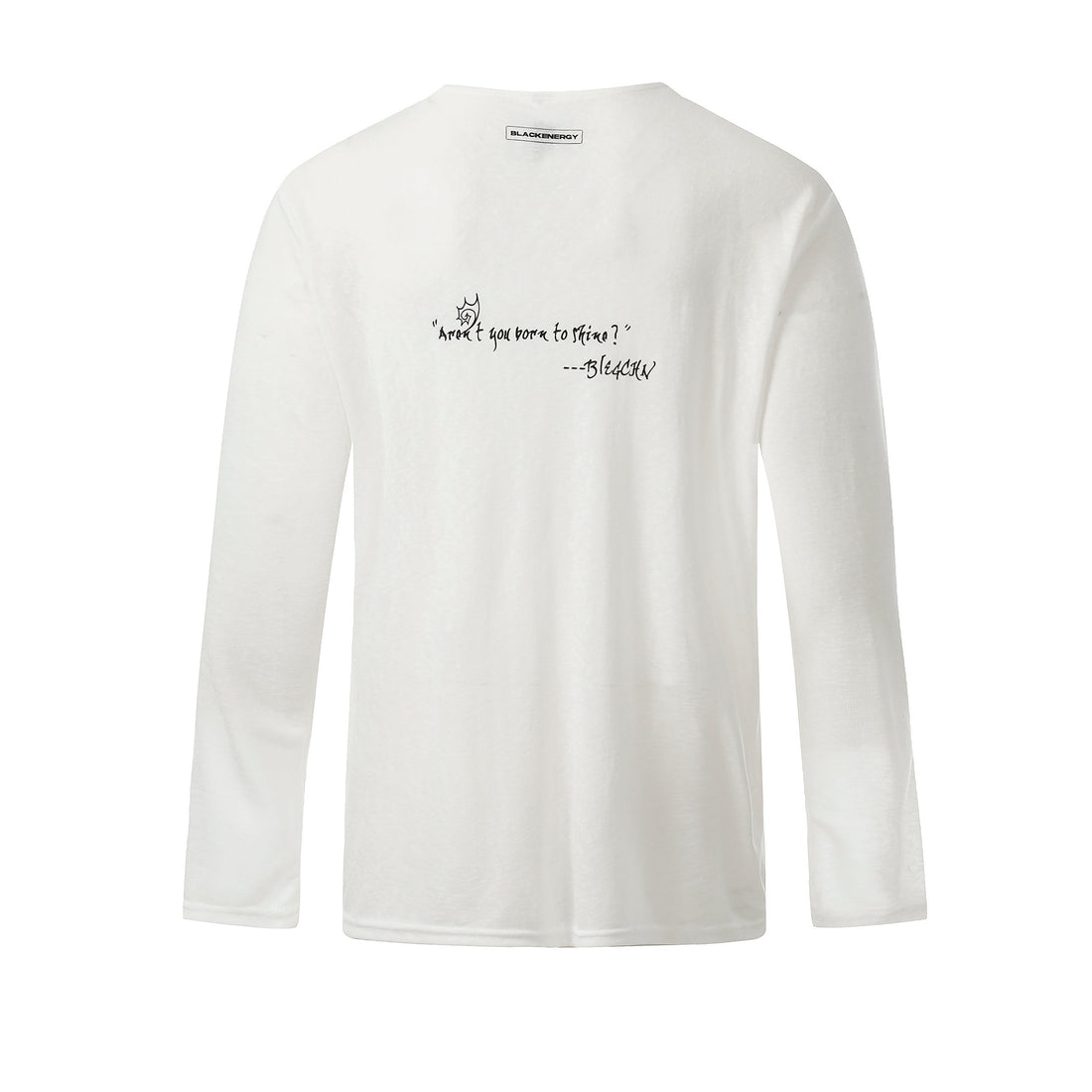 3-6-5.shop Graphic Long Sleeve Henley Tee