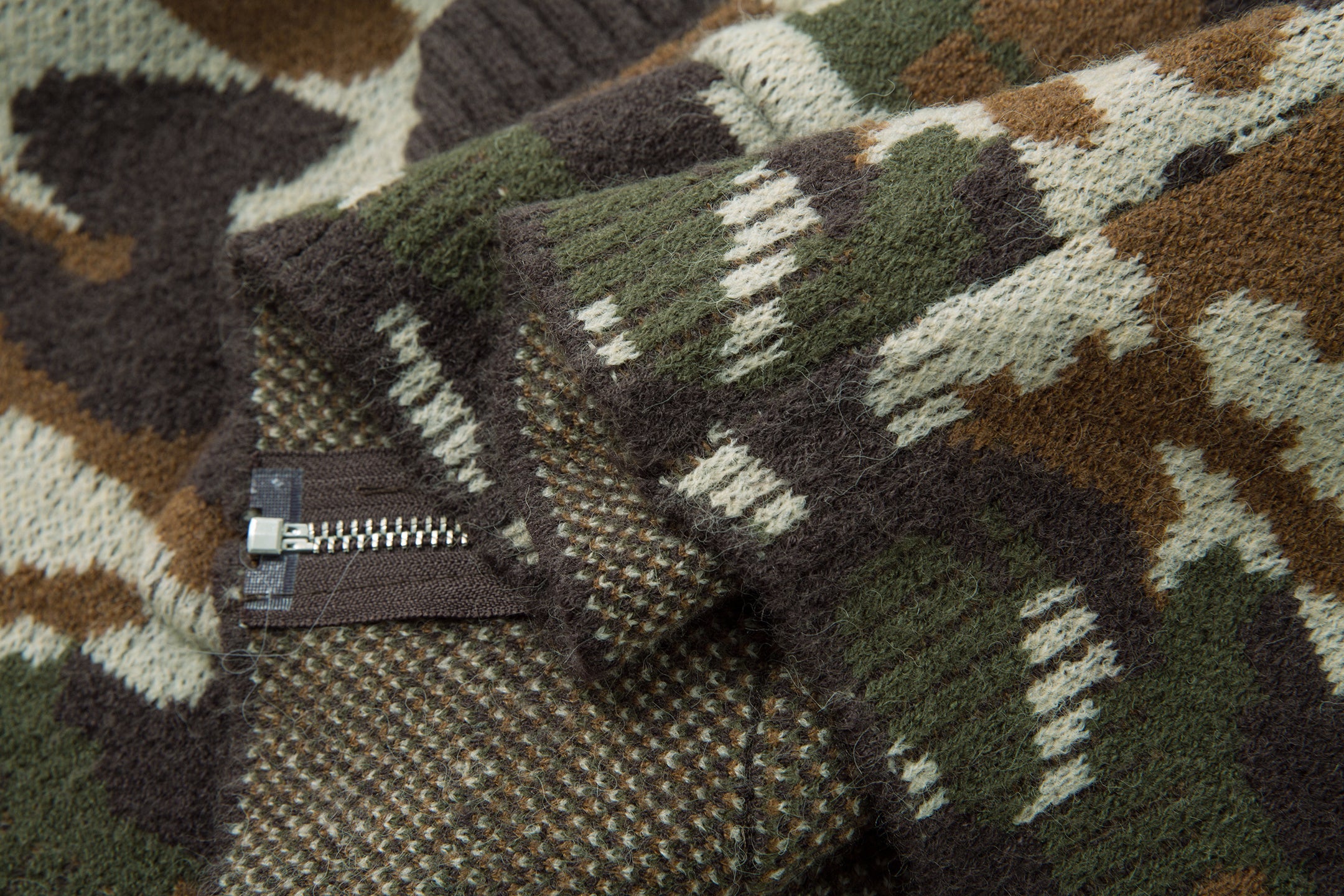 3-6-5.shop “07 Camo Knit Sweater”