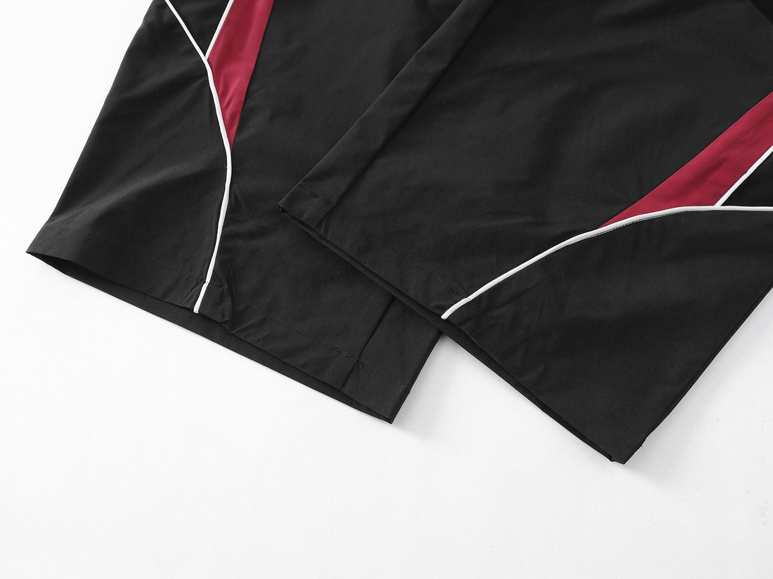 3-6-5.shop Contrast Panel Mesh Track Pants