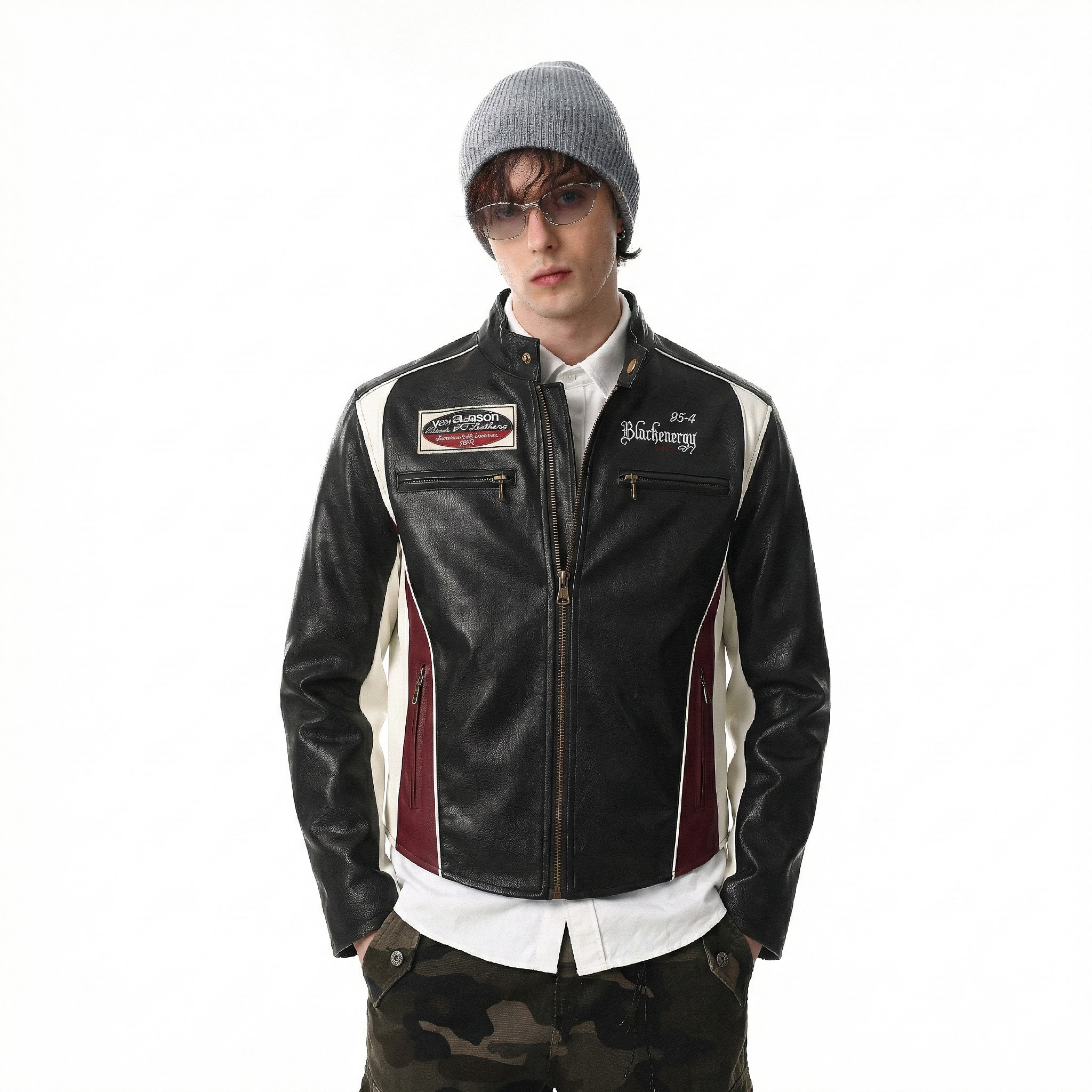 3-6-5.shop PU Racing Jacket