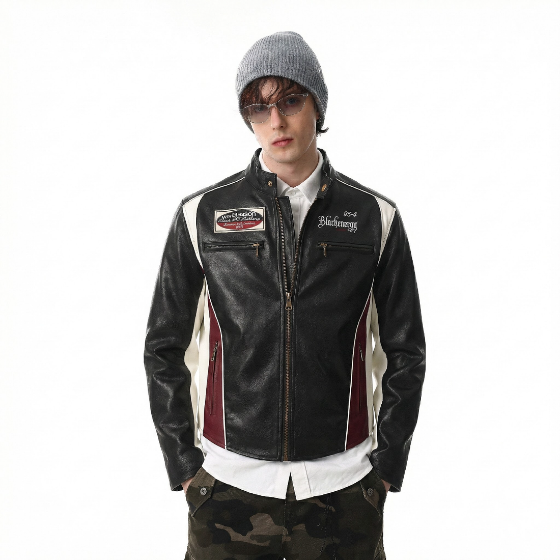 3-6-5.shop PU Racing Jacket