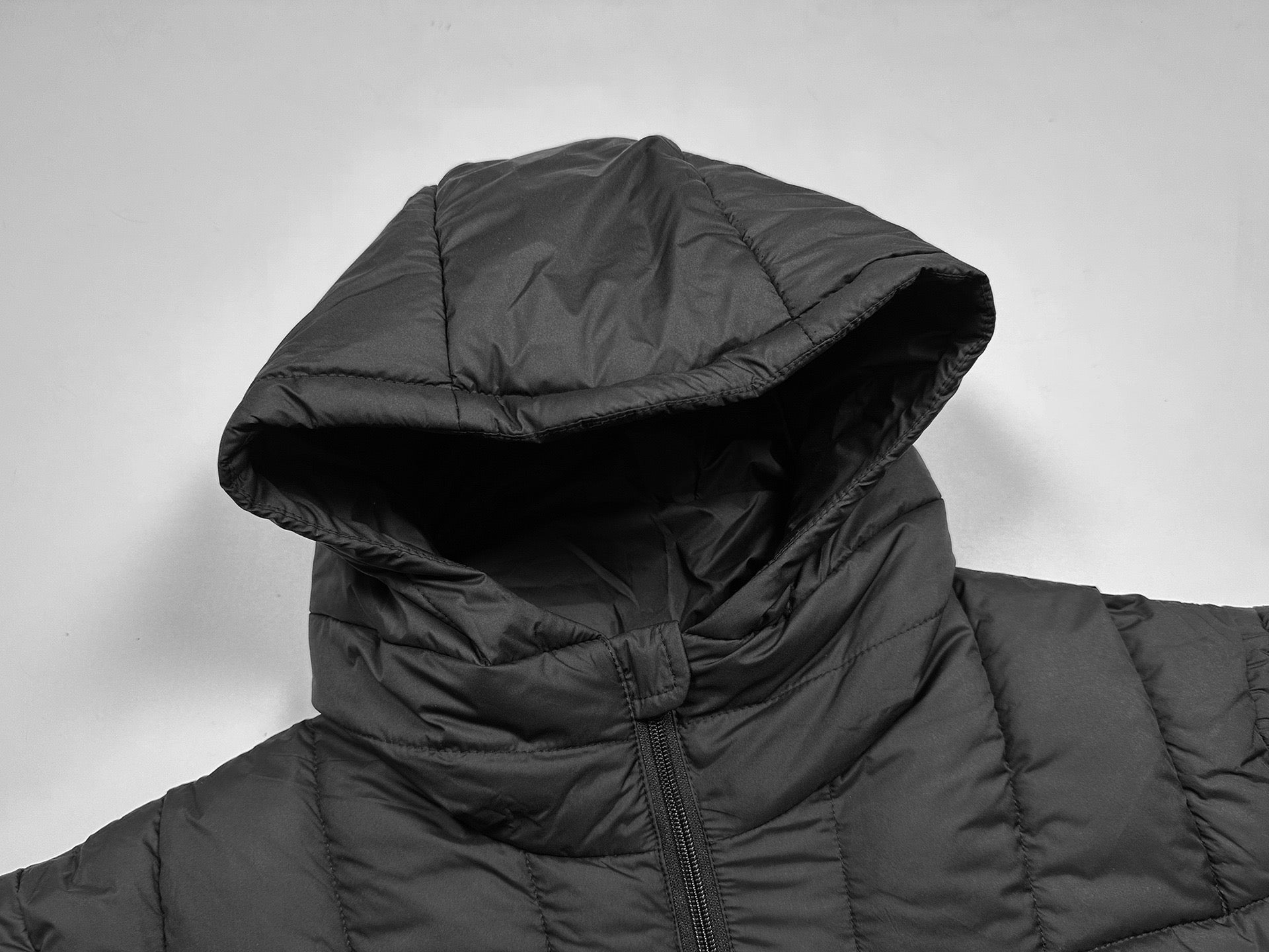 3-6-5.shop Quilted Half-Zip Puffer Hoodie