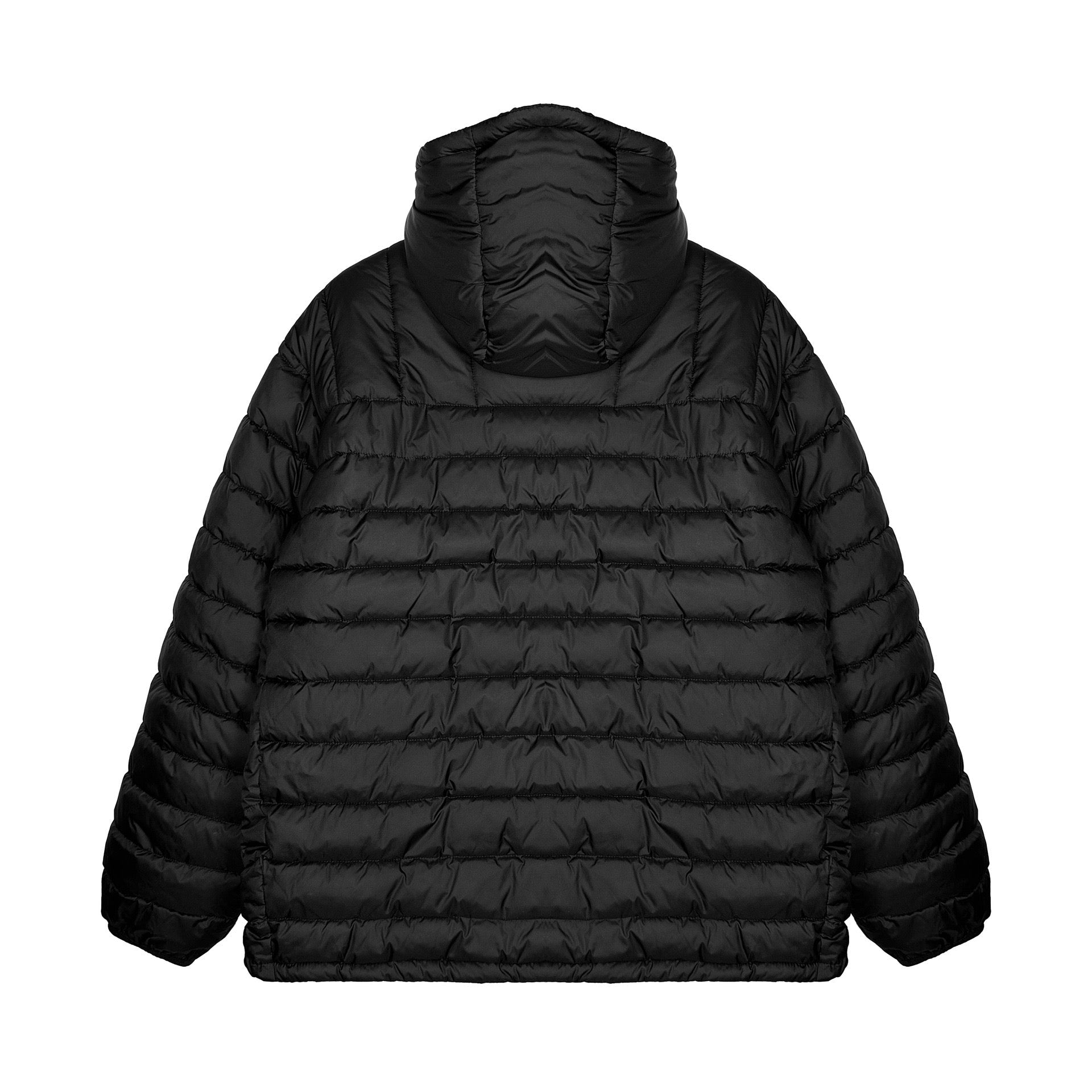 3-6-5.shop Quilted Half-Zip Puffer Hoodie