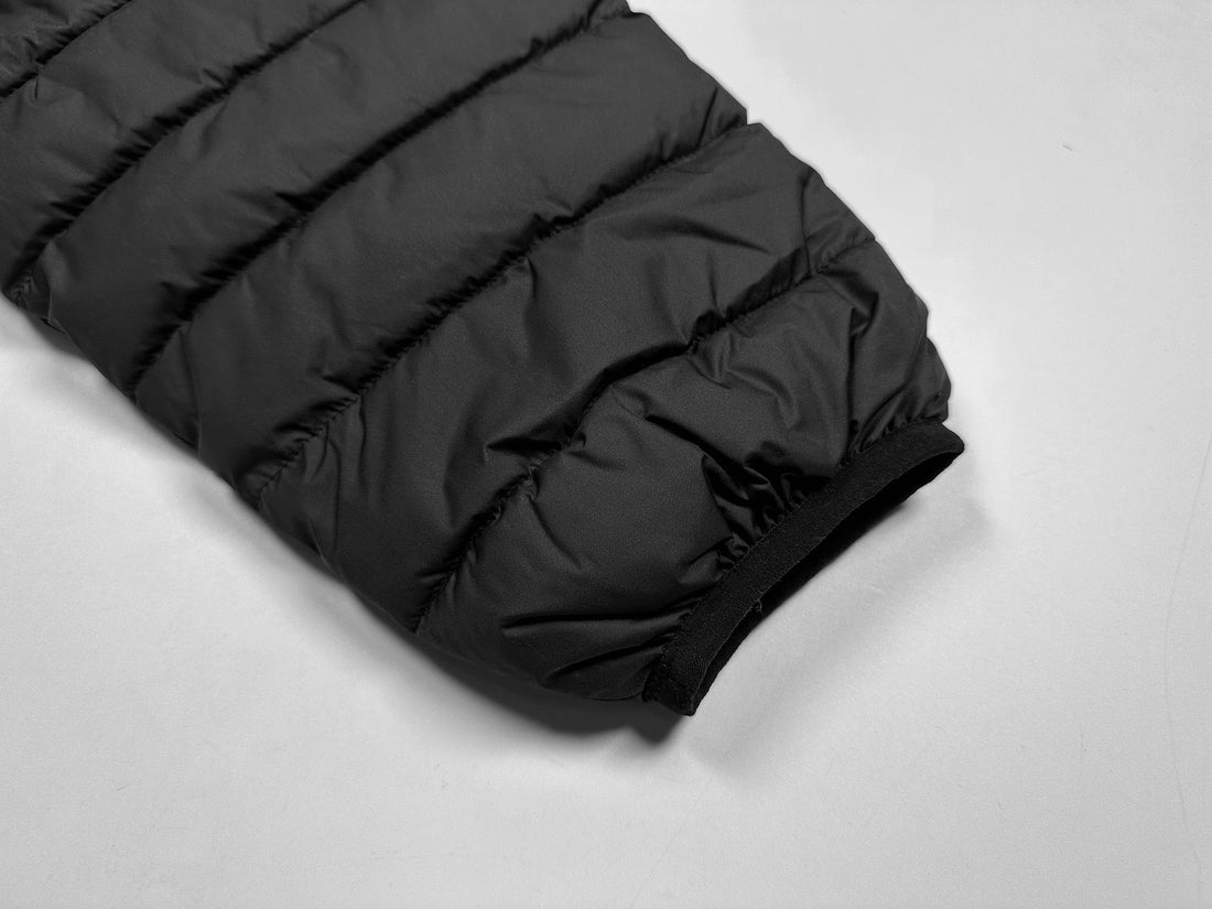 3-6-5.shop Quilted Half-Zip Puffer Hoodie