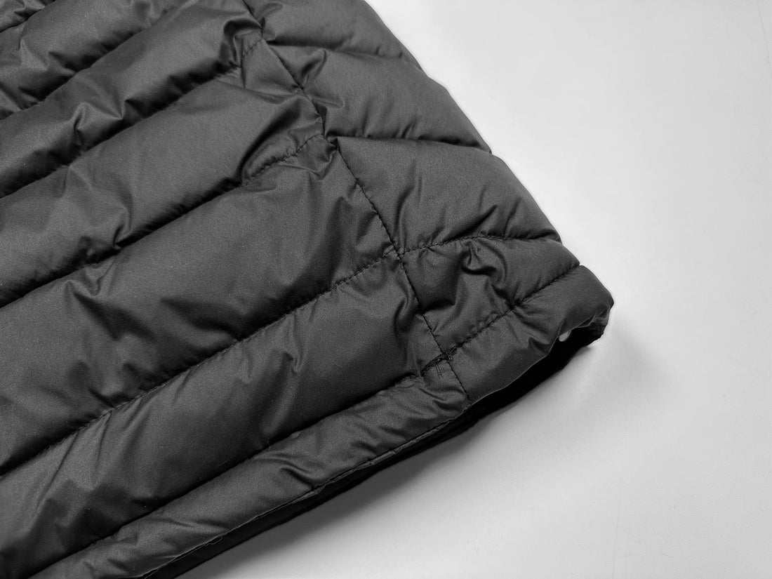 3-6-5.shop Quilted Half-Zip Puffer Hoodie