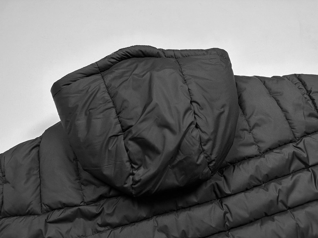 3-6-5.shop Quilted Half-Zip Puffer Hoodie