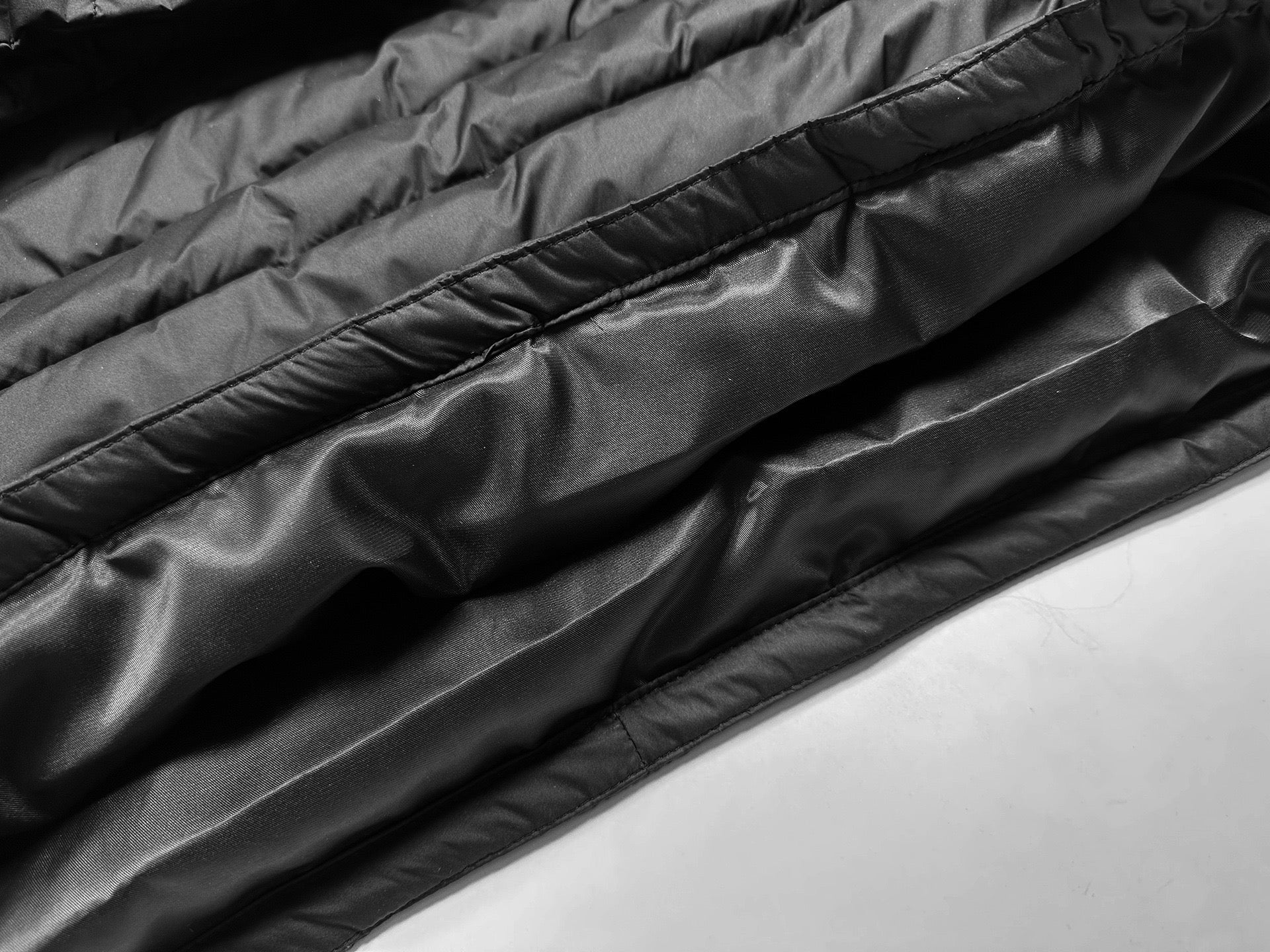 3-6-5.shop Quilted Half-Zip Puffer Hoodie