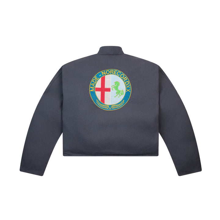 3-6-5.shop Minimal Embroidered Zip Jacket