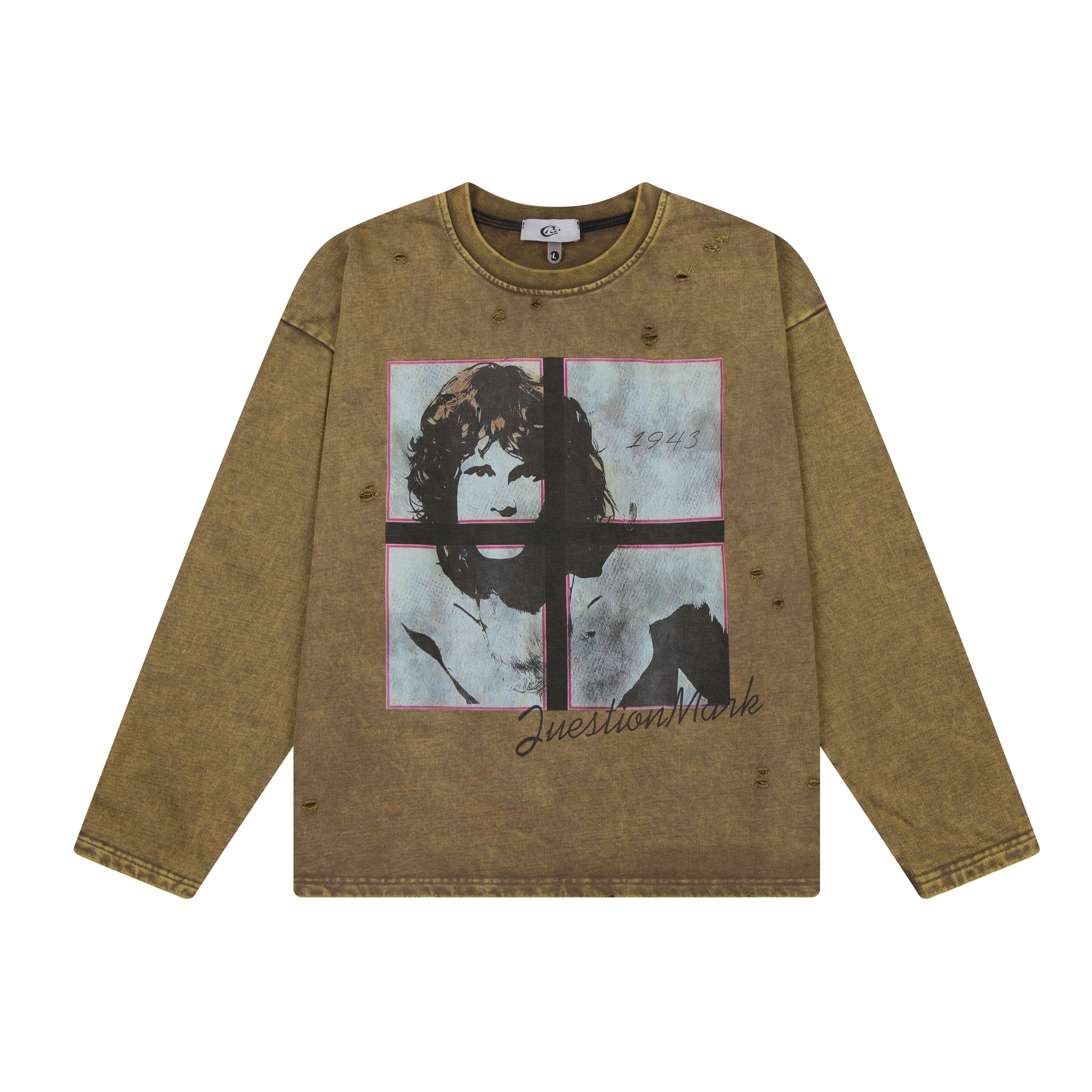 3-6-5.shop Vintage Graphic Long Sleeve Tee