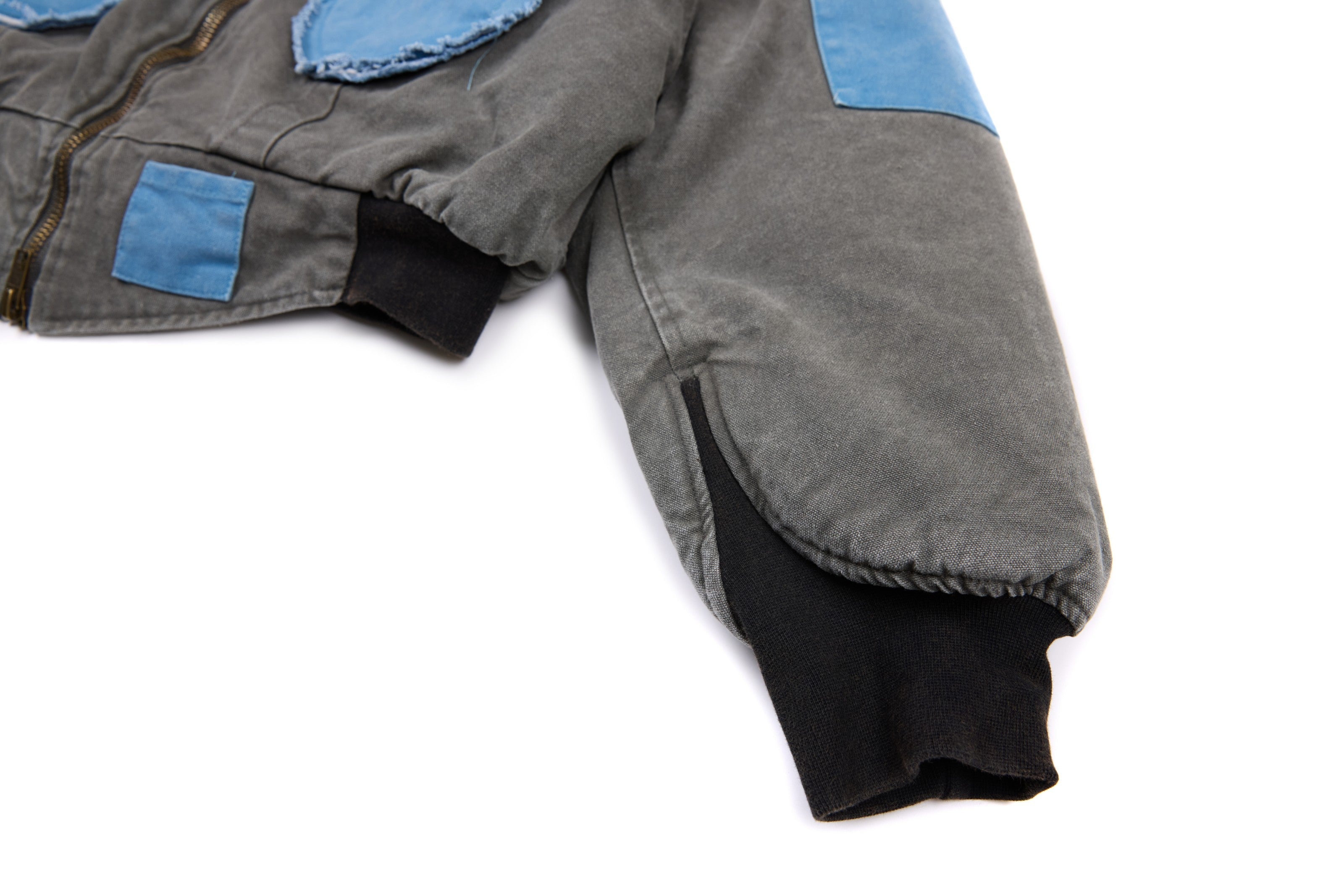 3-6-5.shop Patchwork Cotton Bomber Jacket