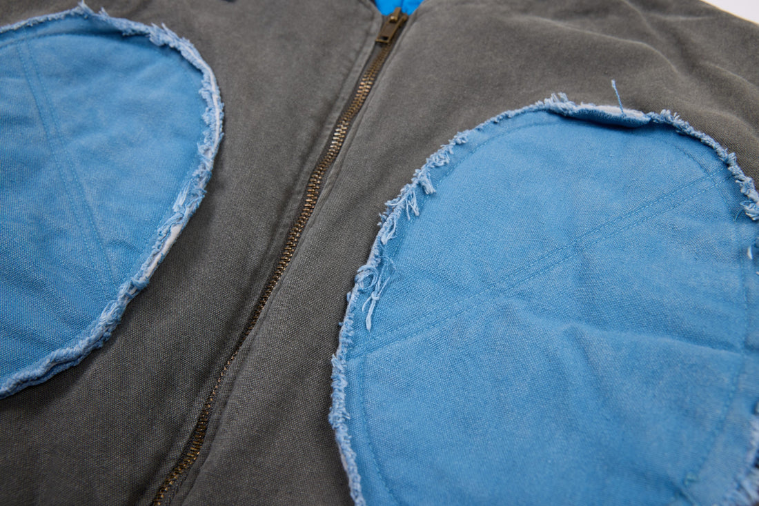 3-6-5.shop Patchwork Cotton Bomber Jacket