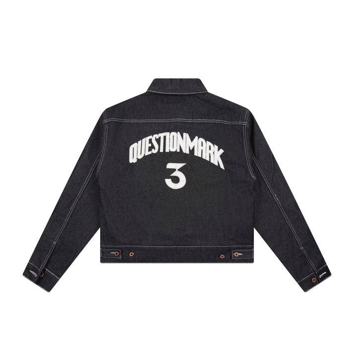 3-6-5.shop Classic Black Denim Jacket