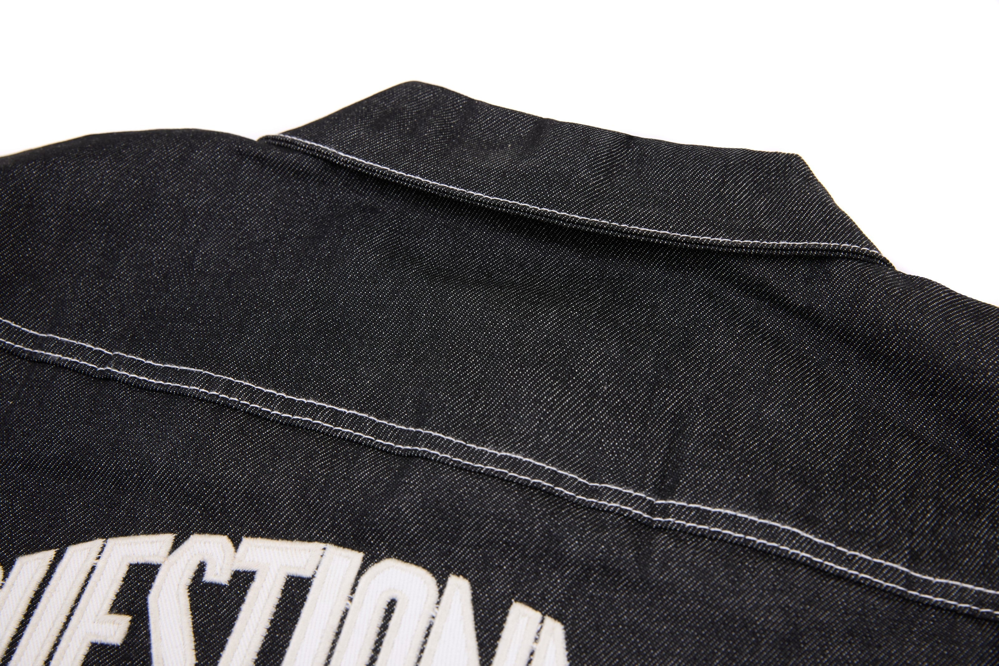 3-6-5.shop Classic Black Denim Jacket