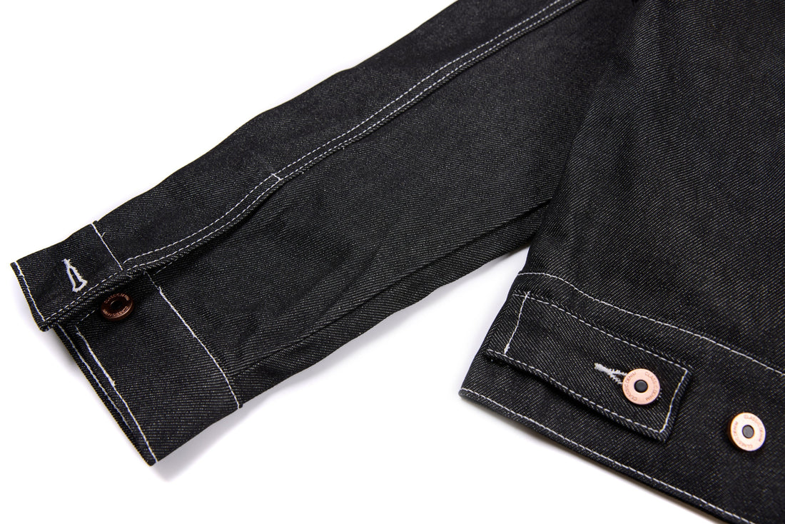 3-6-5.shop Classic Black Denim Jacket