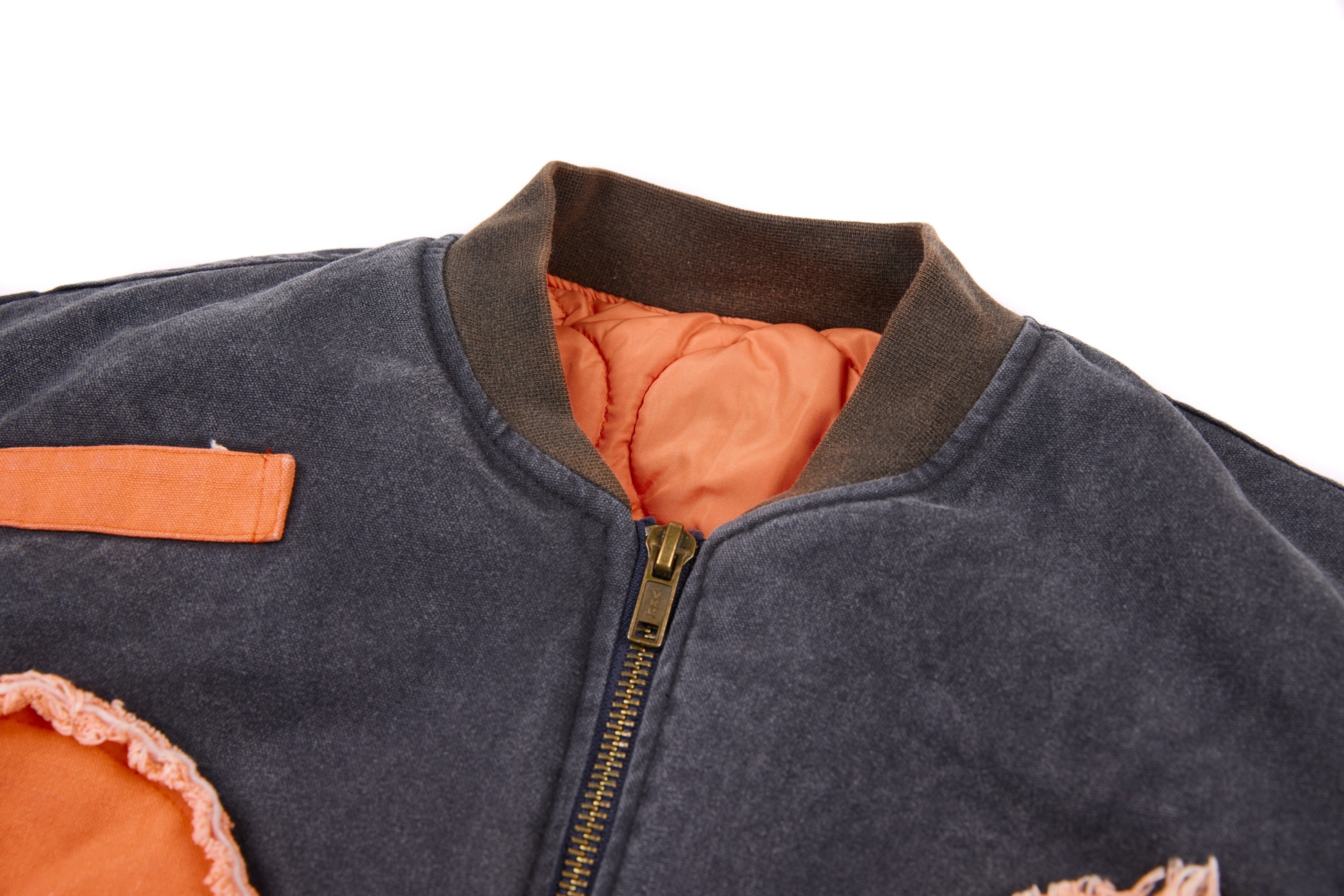 3-6-5.shop Patchwork Cotton Bomber Jacket