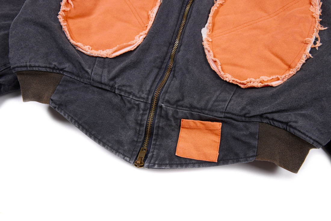 3-6-5.shop Patchwork Cotton Bomber Jacket