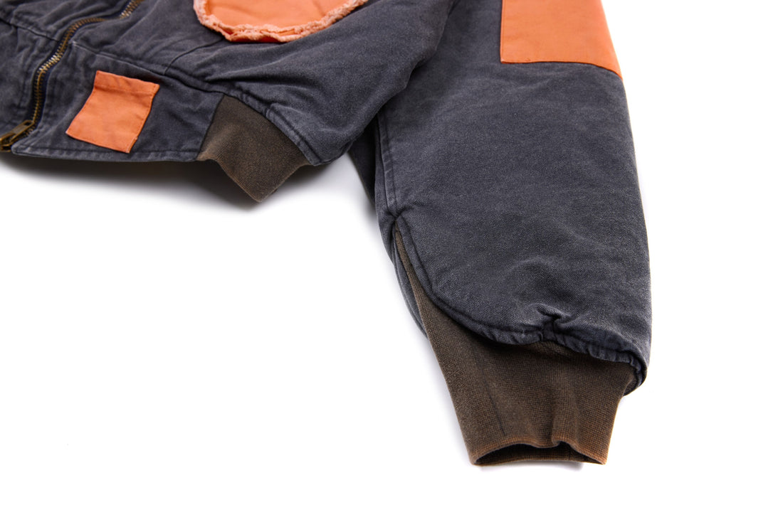 3-6-5.shop Patchwork Cotton Bomber Jacket