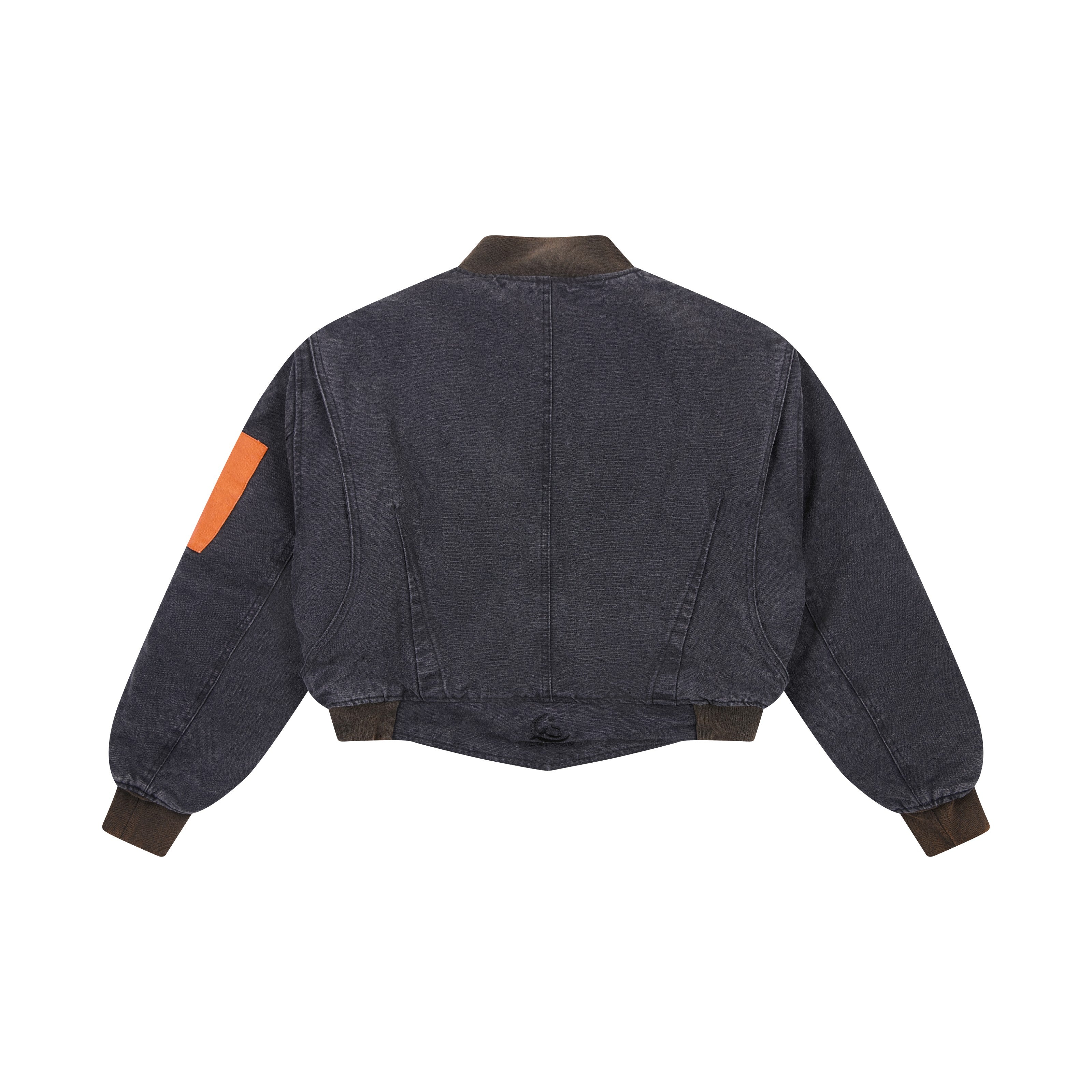 3-6-5.shop Patchwork Cotton Bomber Jacket