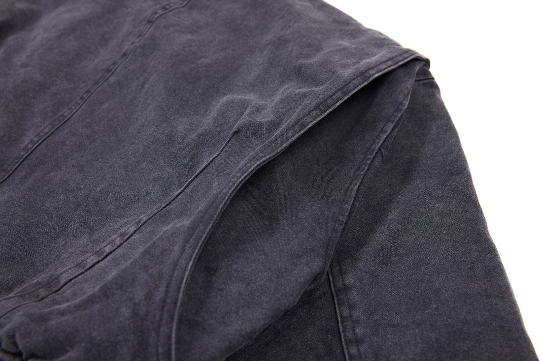 3-6-5.shop Patchwork Cotton Bomber Jacket