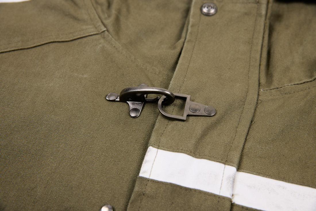 3-6-5.shop Buckle-Up Hooded Cotton Jacket