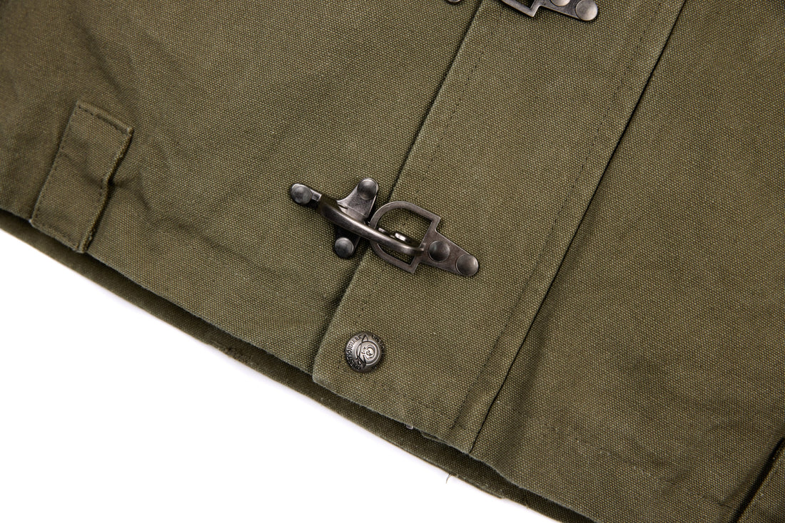 3-6-5.shop Buckle-Up Hooded Cotton Jacket