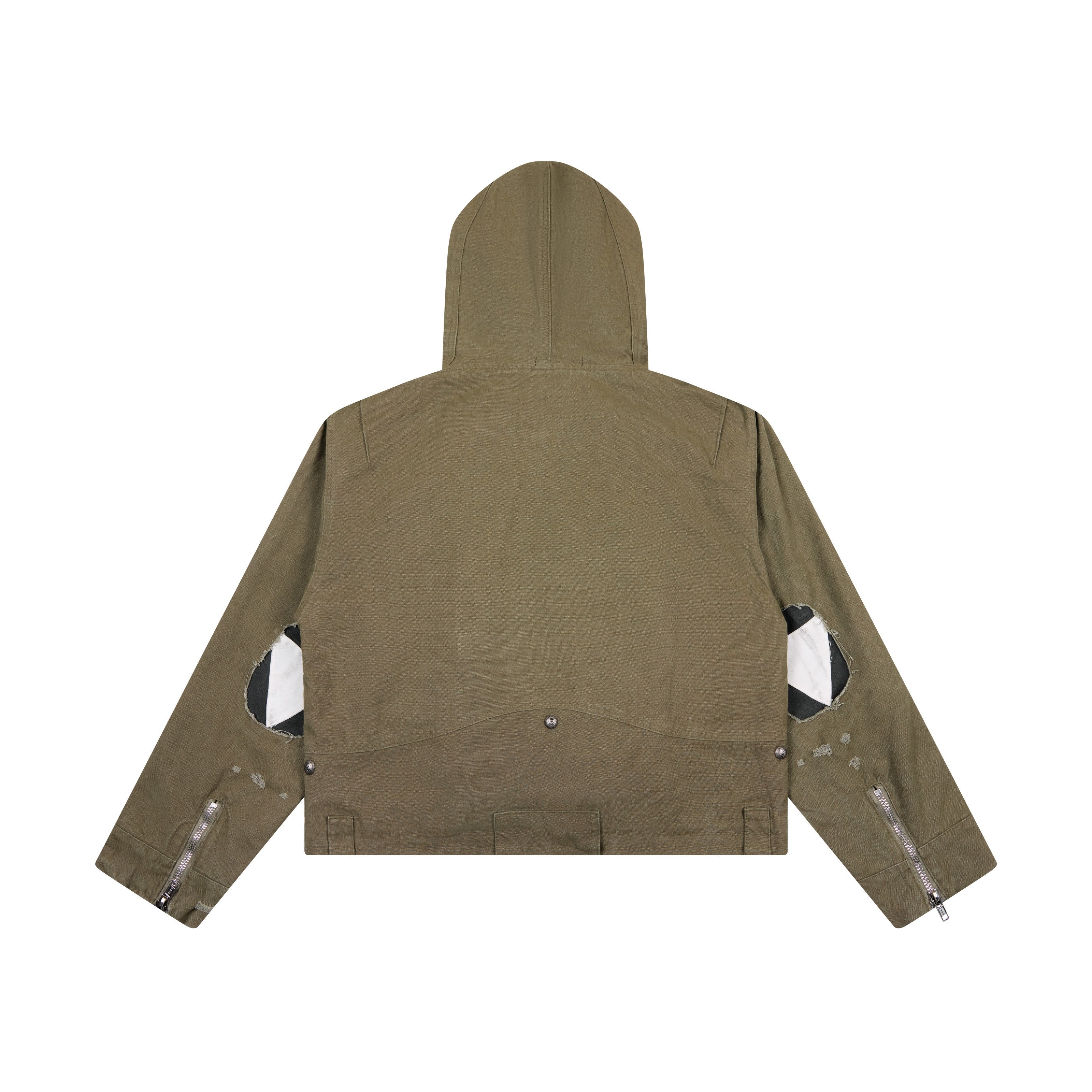 3-6-5.shop Buckle-Up Hooded Cotton Jacket
