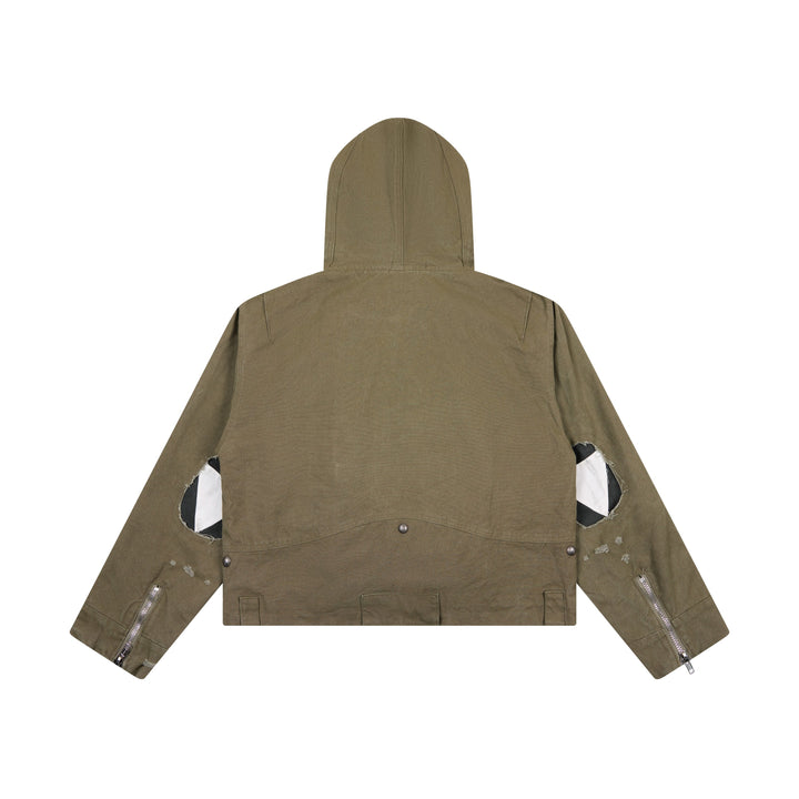 3-6-5.shop Buckle-Up Hooded Cotton Jacket
