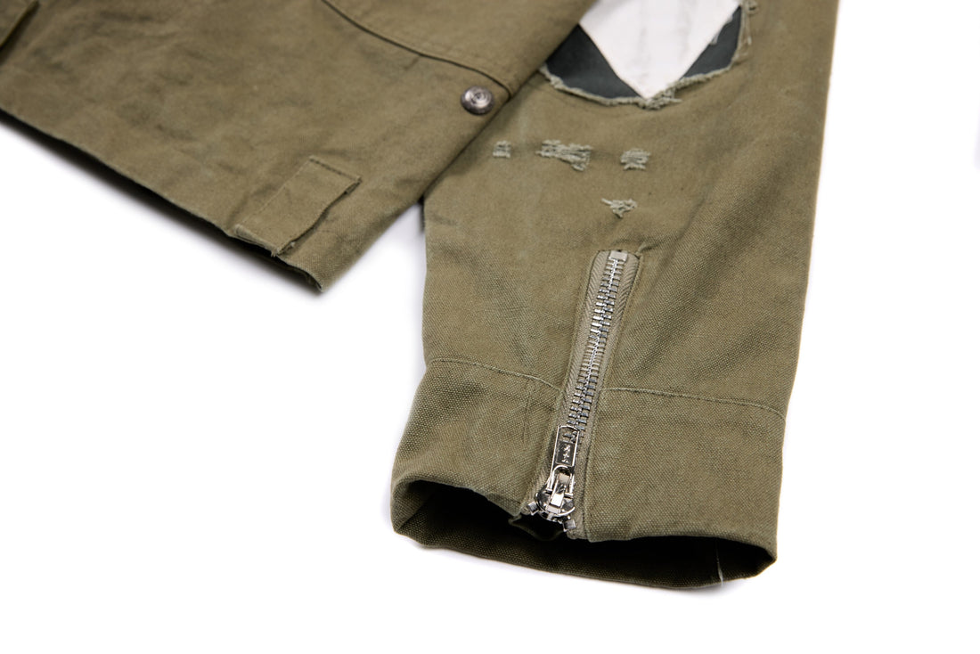3-6-5.shop Buckle-Up Hooded Cotton Jacket