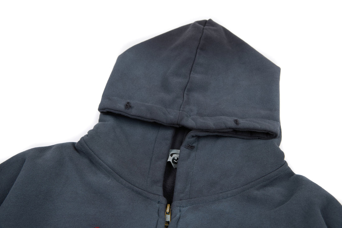 3-6-5.shop “47” Zip-Up Hoodie