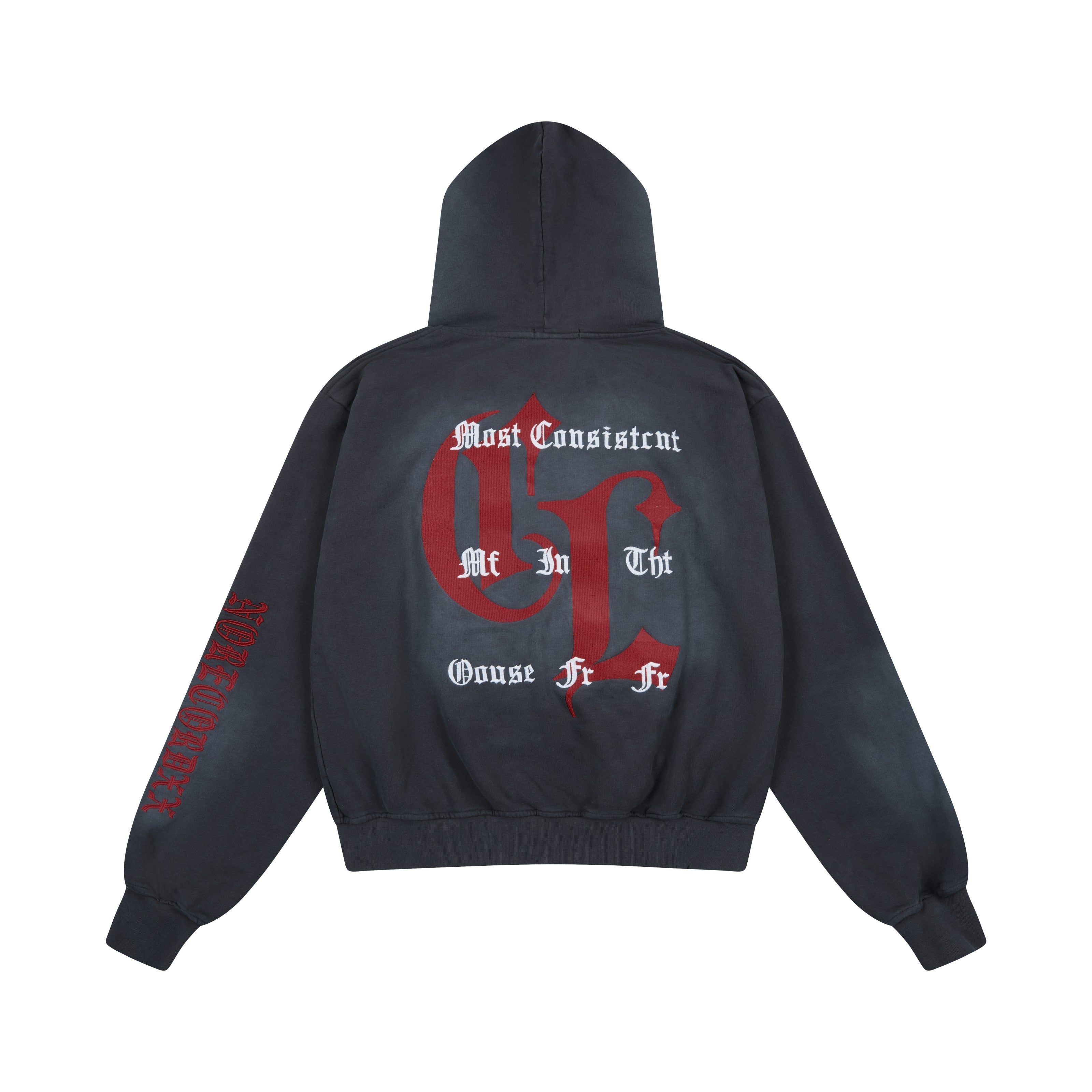 3-6-5.shop “47” Zip-Up Hoodie