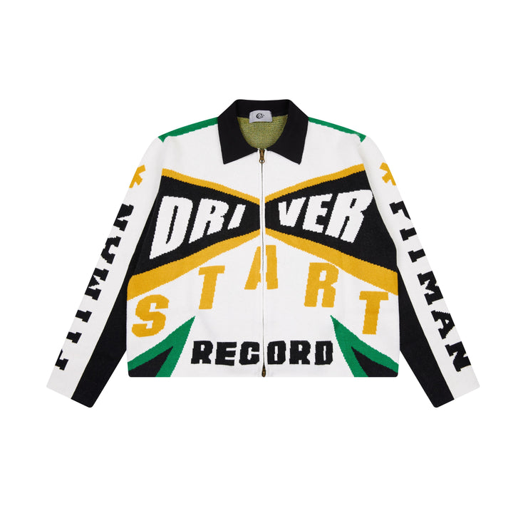 3-6-5.shop Driver Start Motorsport Knit Jacket
