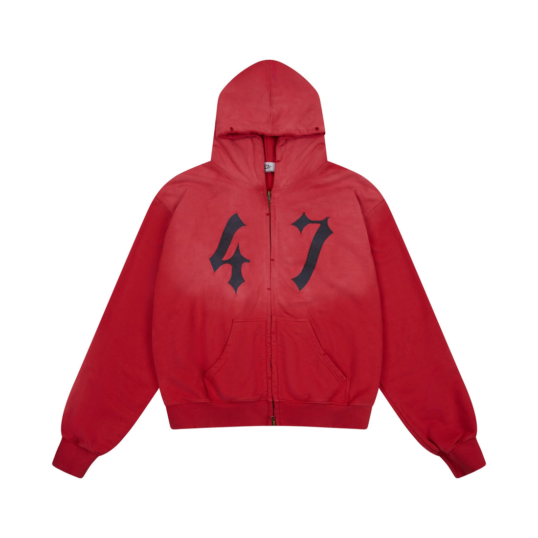 3-6-5.shop “47” Zip-Up Hoodie