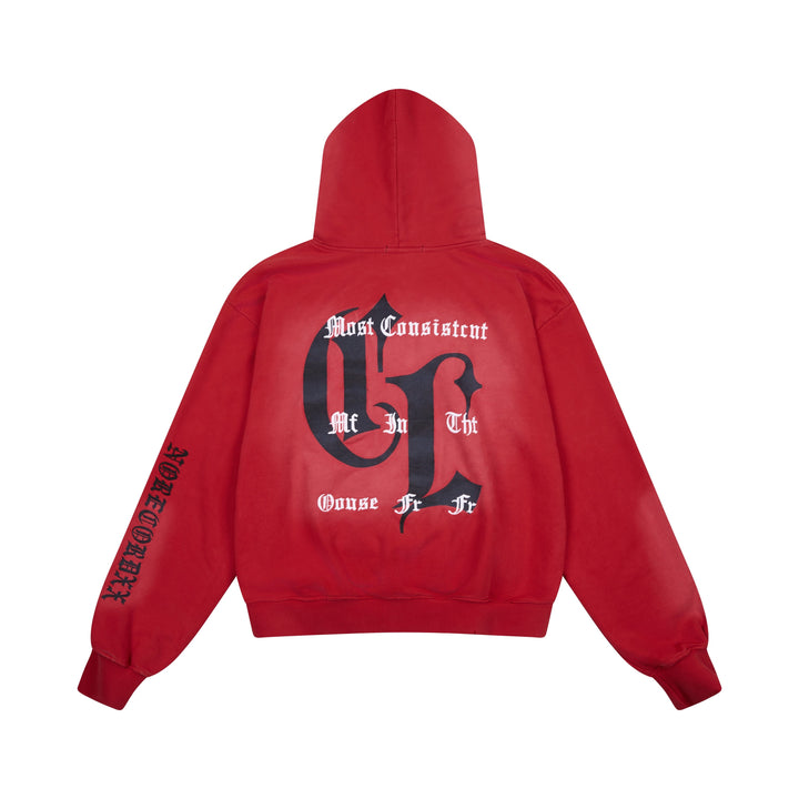 3-6-5.shop “47” Zip-Up Hoodie