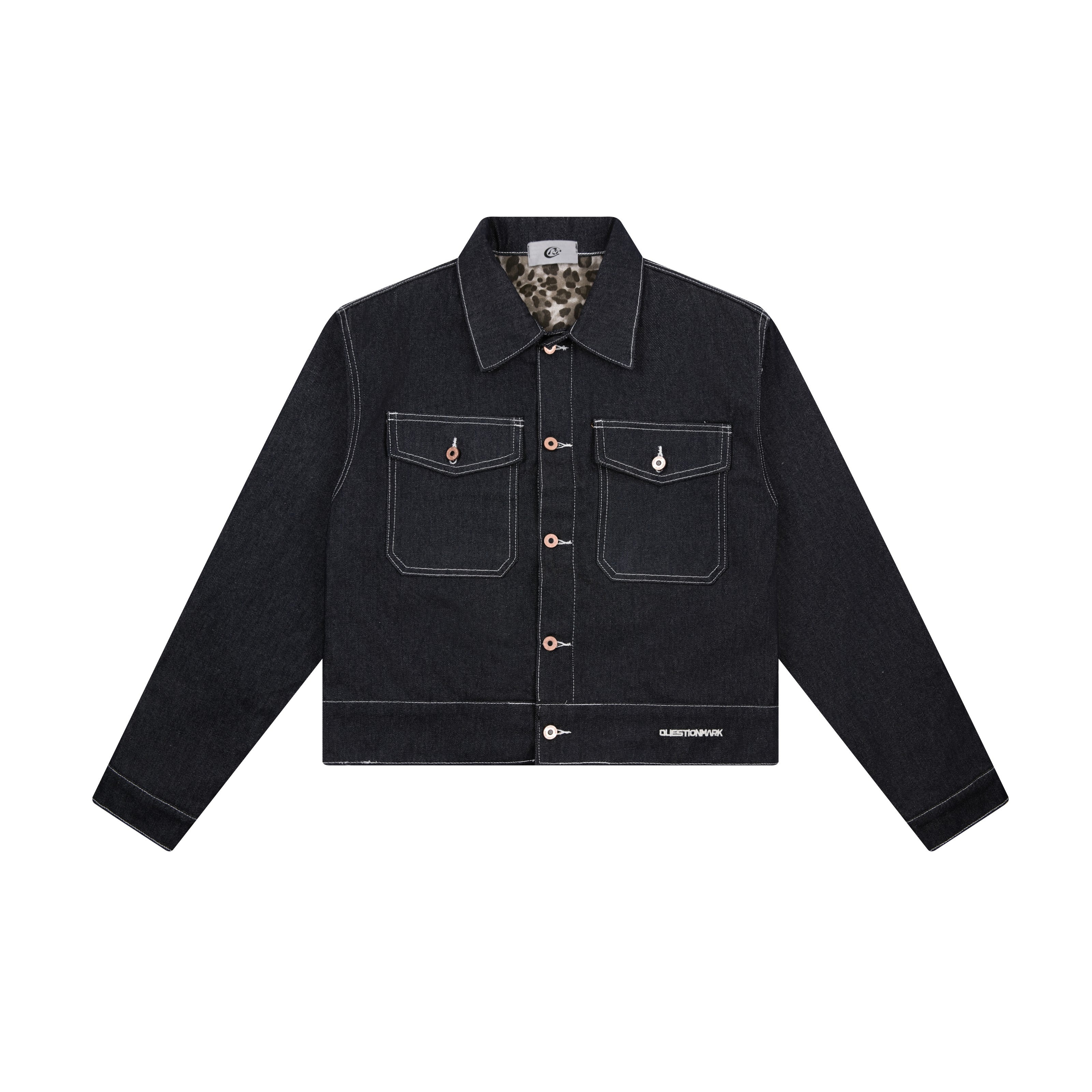 3-6-5.shop Classic Black Denim Jacket