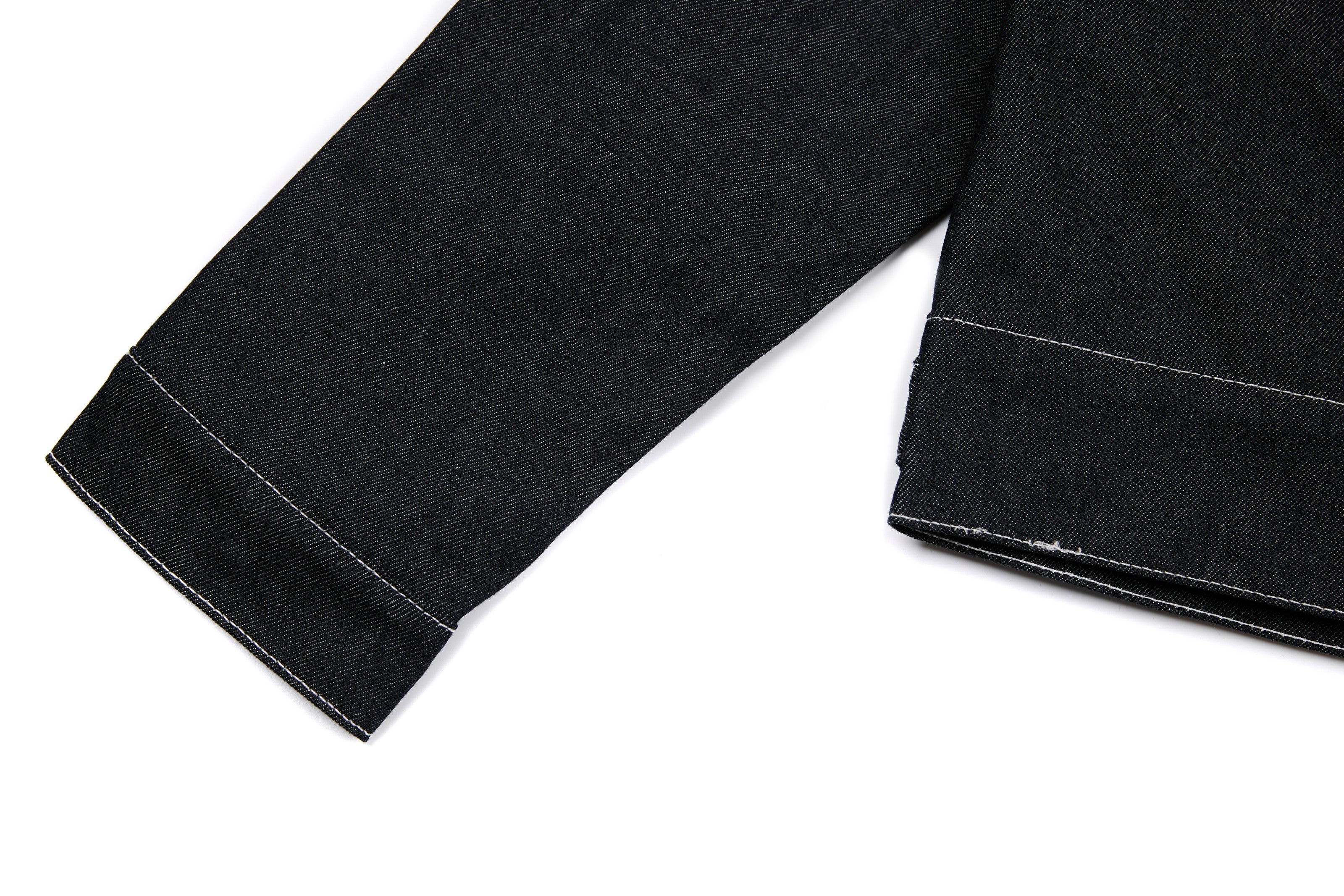 3-6-5.shop Classic Black Denim Jacket