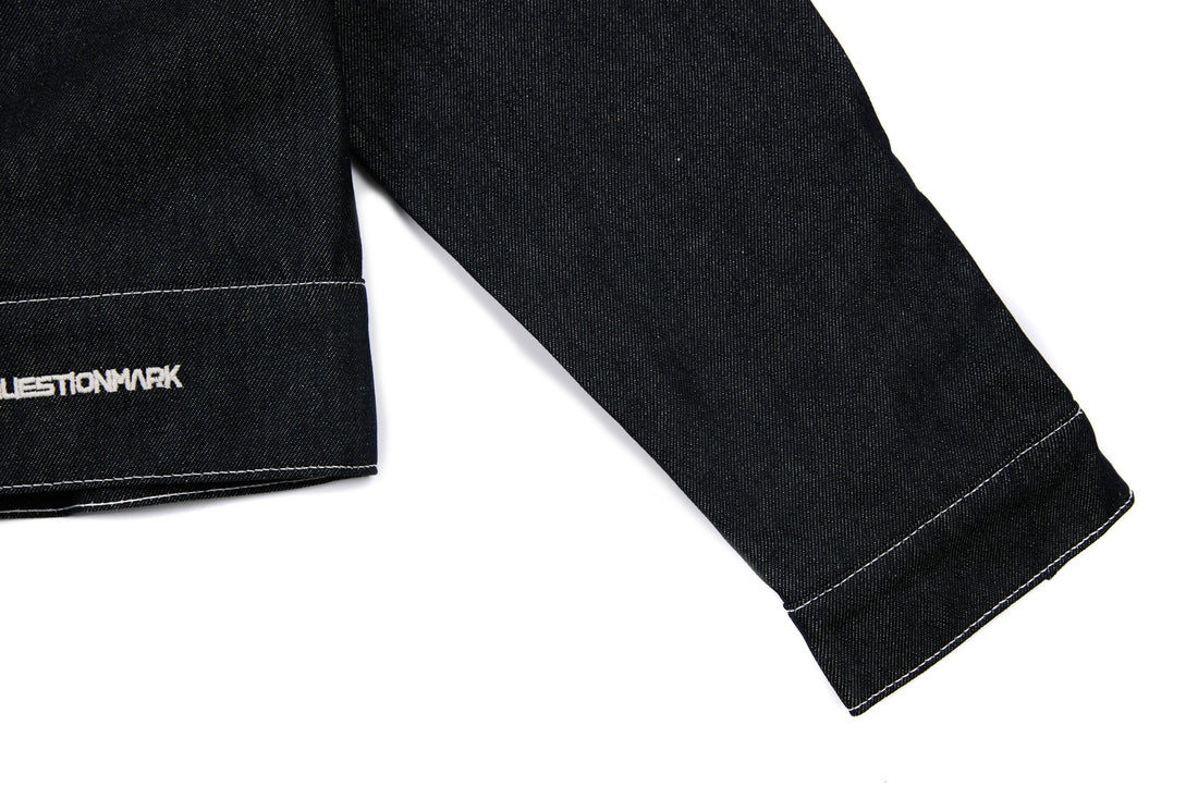 3-6-5.shop Classic Black Denim Jacket