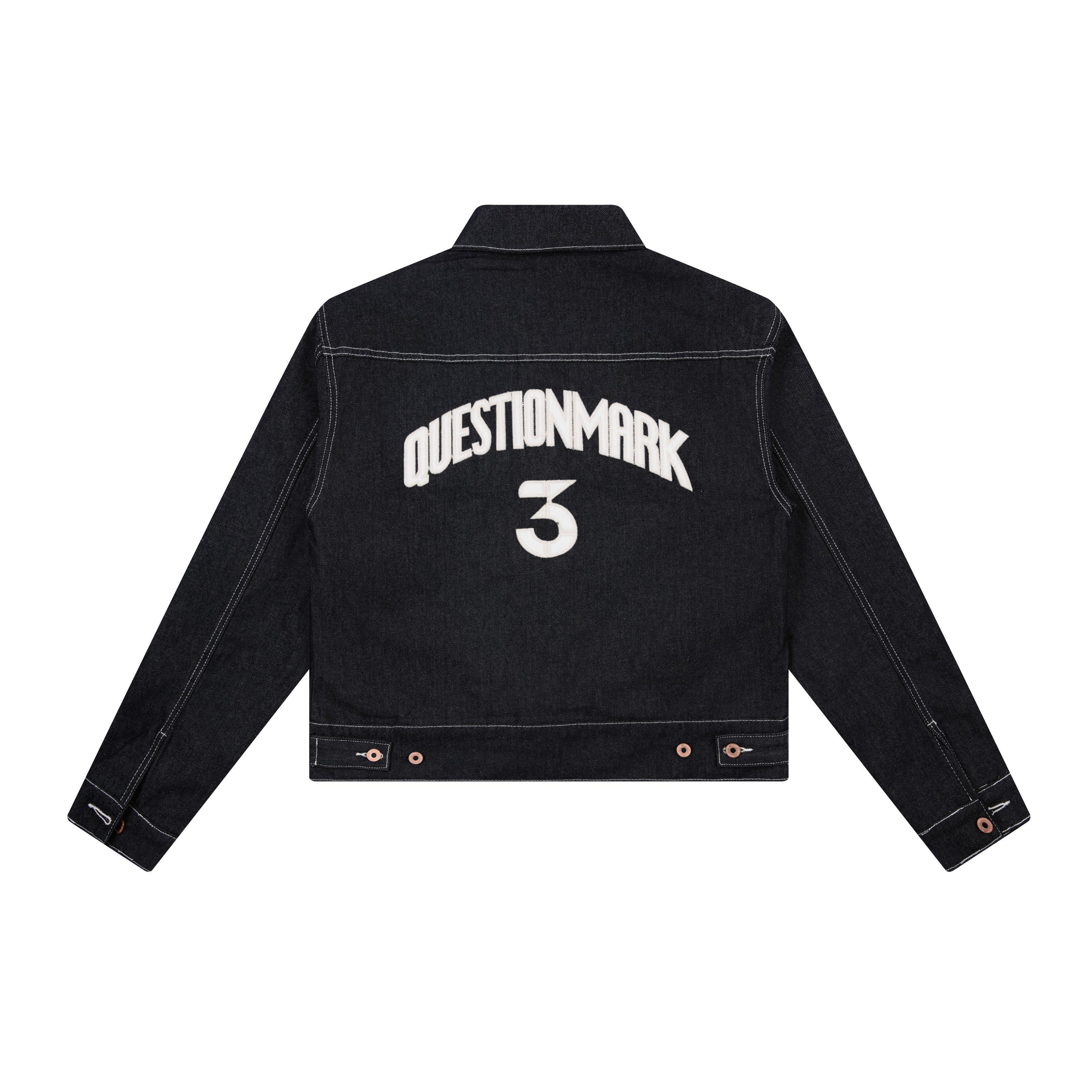3-6-5.shop Classic Black Denim Jacket