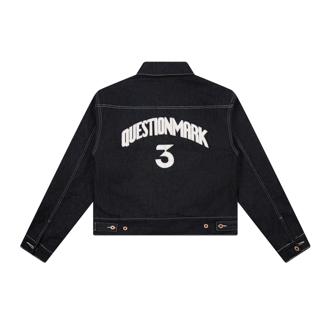 3-6-5.shop Classic Black Denim Jacket