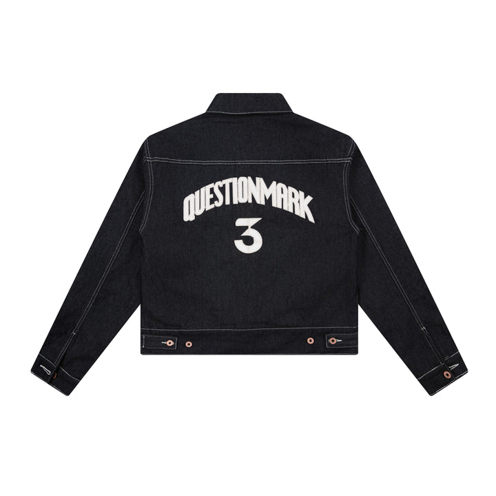 3-6-5.shop Classic Black Denim Jacket