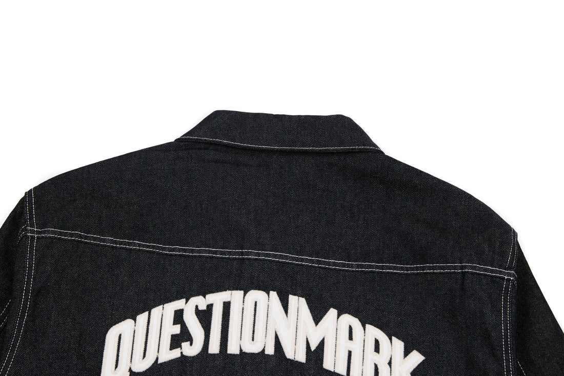 3-6-5.shop Classic Black Denim Jacket