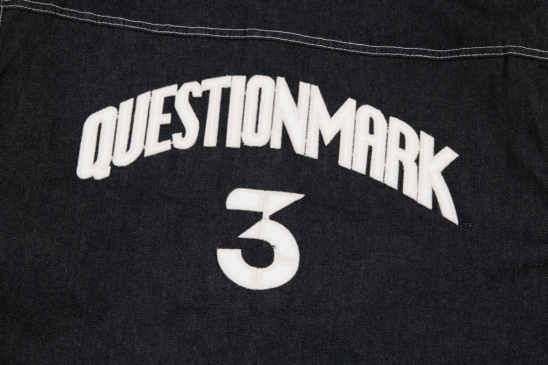 3-6-5.shop Classic Black Denim Jacket