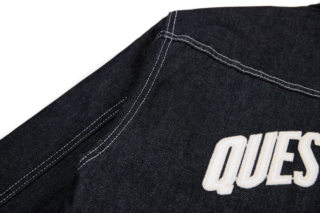 3-6-5.shop Classic Black Denim Jacket