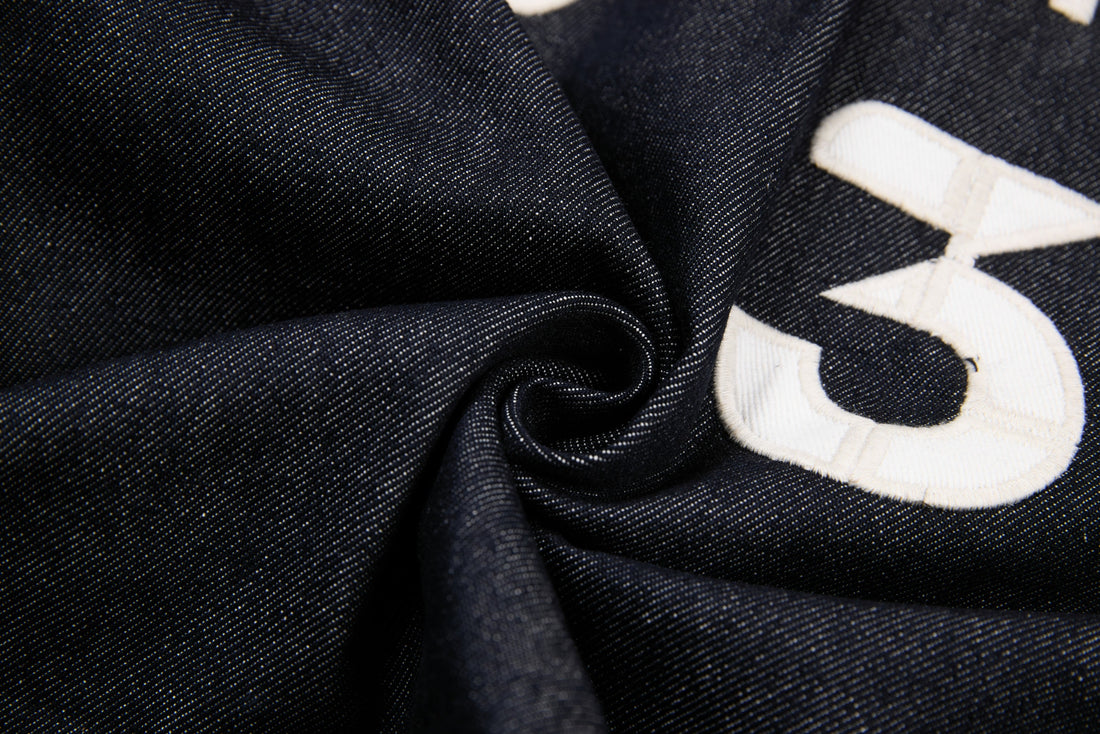 3-6-5.shop Classic Black Denim Jacket