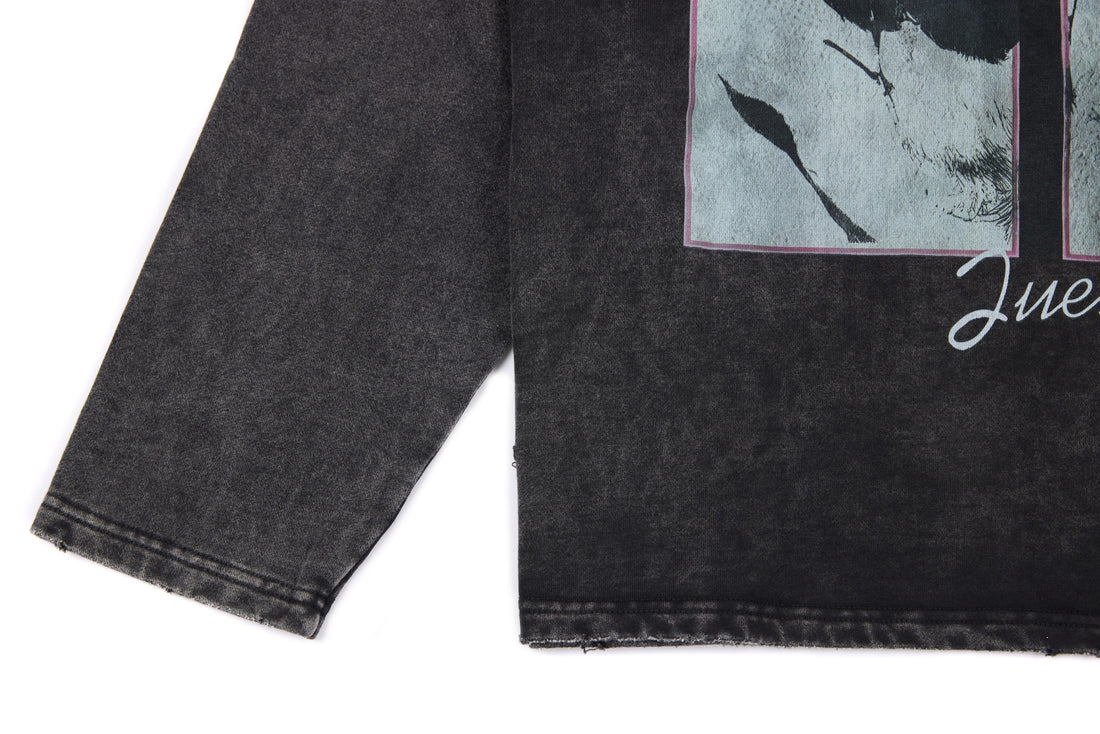 3-6-5.shop Vintage Graphic Long Sleeve Tee