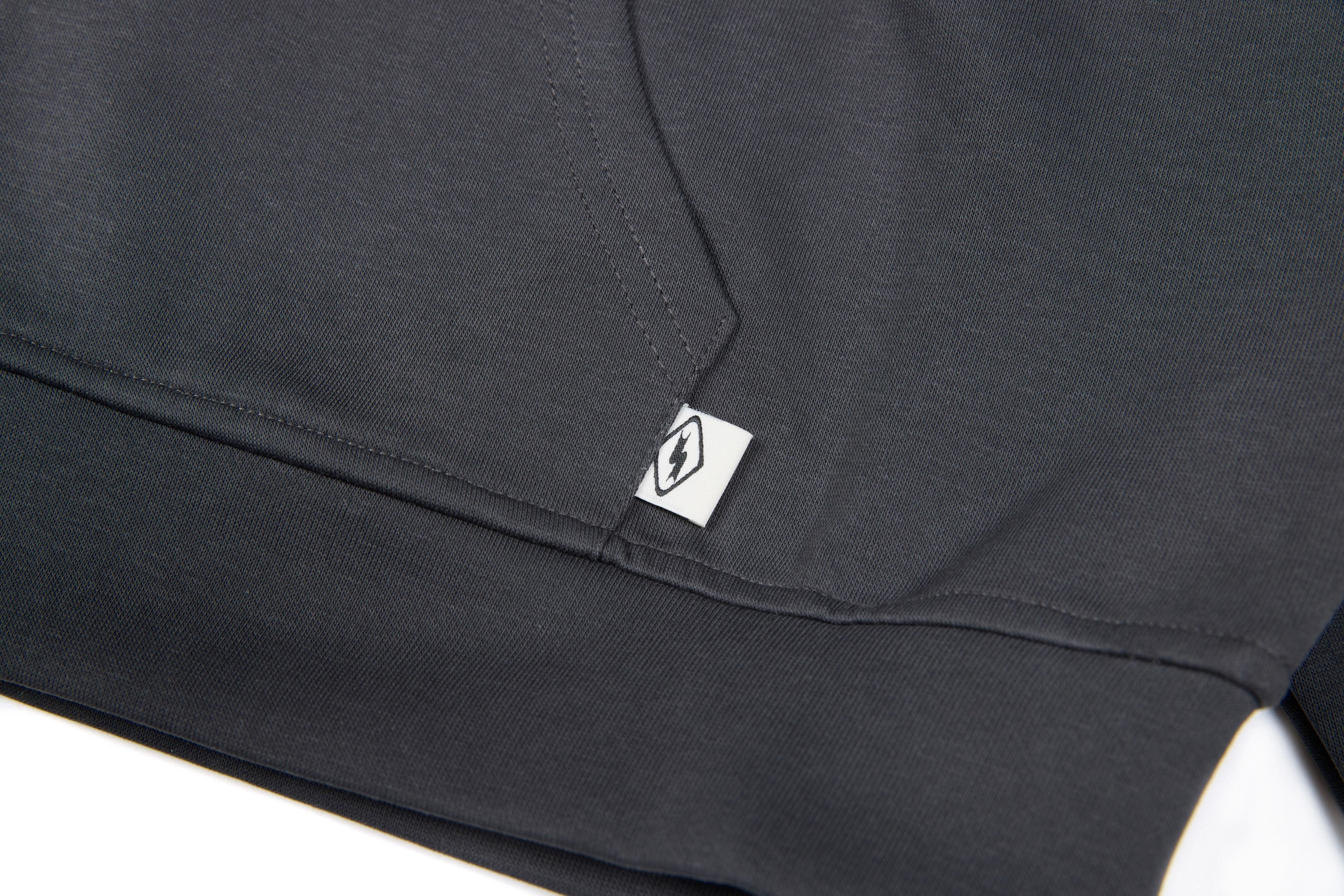 3-6-5.shop Distressed Zip-Up Hoodie